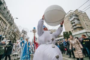 Открытие главной городской елки и парад Дедов Морозов в Краснодаре © Фото Юга.ру