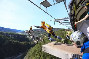 Skypark BASE days 2017 &copy;&nbsp;Фото пресс-службы парка приключений на высоте &laquo;Скайпарк Эй Джей Хаккетт Сочи&raquo;