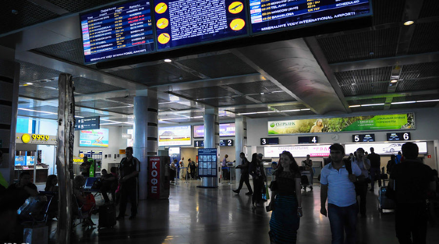 Аэропорт Минеральные Воды &copy;&nbsp;Фото Елены Синеок, Юга.ру