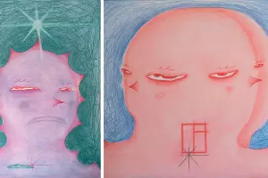 Работы художницы Ульяны Пучеглазовой &copy;&nbsp;Скриншоты фото из телеграм-канала кофейни Booker Coffee