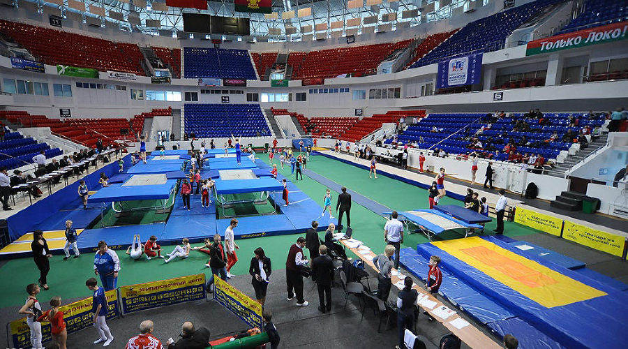 Чемпионат ЮФО по прыжкам на батуте, двойном минитрампе и акробатической дорожке © Алёна Живцова, ЮГА.ру