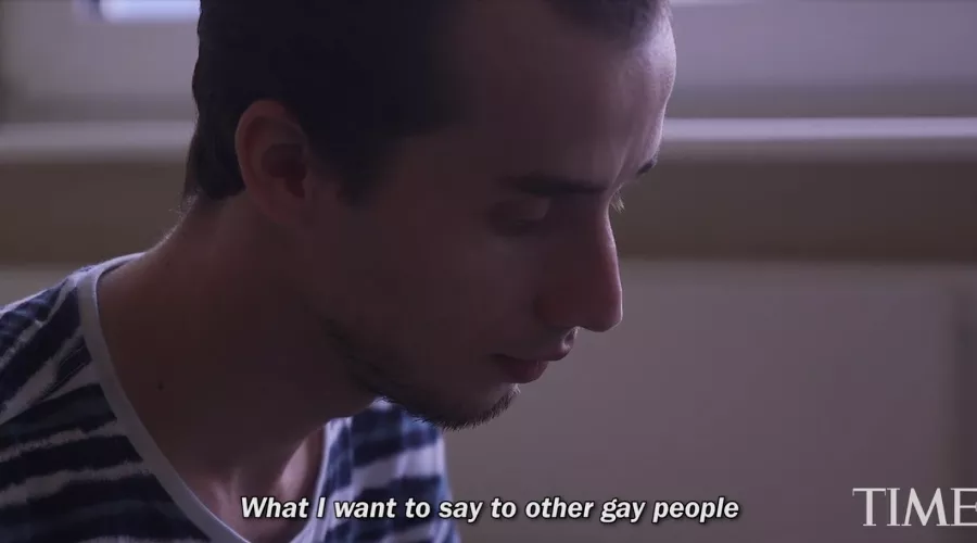 Мовсар Эскерханов &copy;&nbsp;Кадр из видео The Time