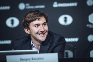 Сергей Карякин © фото с официального сайта Матча за звание чемпиона мира по шахматам — 2016, worldchess.com