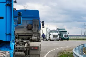 Акция дальнобойщиков против &laquo;Платона&raquo; &copy;&nbsp;Фото Андрея Майорова, Юга.ру