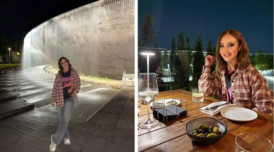  &copy;&nbsp;Коллаж из скриншотов фото из телеграм-канала &laquo;Бузова&raquo;