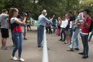 Пикет 10 августа в Краснодаре &copy;&nbsp;Фото Дмитрия Пославского, Юга.ру