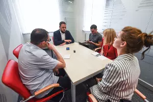 Открытие центра ипотечного кредитования Альфа-Банка в Краснодаре &copy;&nbsp;Фото Елены Синеок, Юга.ру