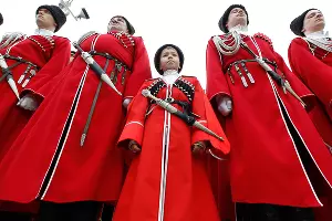 Парад казаков в Краснодаре &copy;&nbsp;Эдуард Корниенко, ЮГА.ру