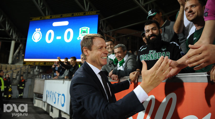ФК "Краснодар" вышел в групповой этап Лиги Европы © Елена Синеок, ЮГА.ру