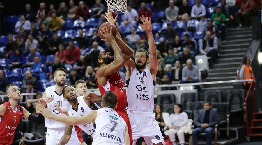 Матч 9-го тура группового этапа Еврокубка «Локомотив-Кубань» — «Партизан» &copy;&nbsp;Фото пресс-службы БК &laquo;Партизан&raquo;