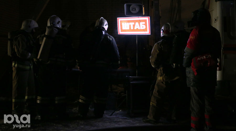 Пожар в самострое на улице Прокофьева в Краснодаре © Фото Виталия Тимкива, Юга.ру