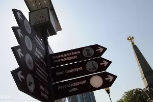 Указатель достопримечательностей Краснодара &copy;&nbsp;Елена Синеок, ЮГА.ру