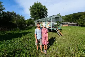 Павел и Виктория Хомяковы &copy;&nbsp;Фото Елены Синеок, Юга.ру