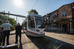 Презентация нового трамвая в Краснодаре © Фото Елены Синеок, Юга.ру