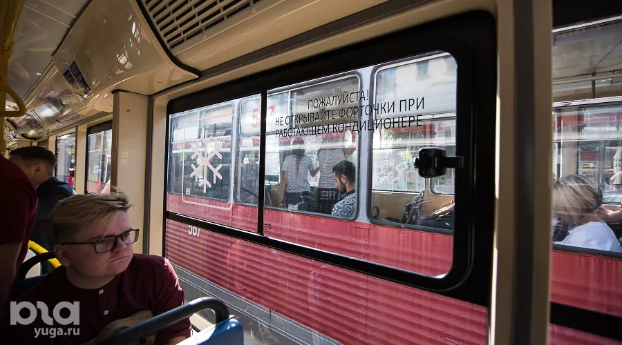 Презентация нового трамвая в Краснодаре &copy;&nbsp;Фото Елены Синеок, Юга.ру