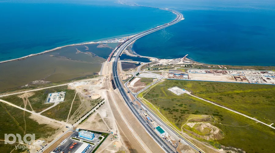 Запуск движения по Крымскому мосту &copy;&nbsp;Фото Виталия Тимкива, Юга.ру