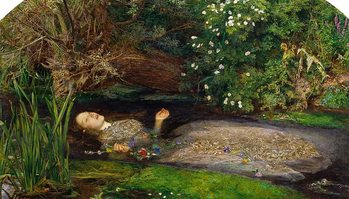 Джон Эверетт Милле «Офелия» &copy;&nbsp;Фото с сайта commons.wikimedia.org