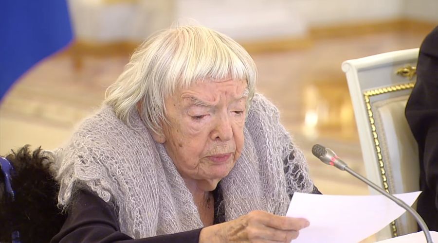 Людмила Алексеева © Скриншот из видео с сайта kremlin.ru