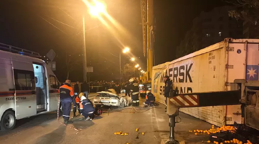 ДТП в Новороссийске &copy;&nbsp;Фото пресс-службы ГУ МВД по Краснодарскому краю