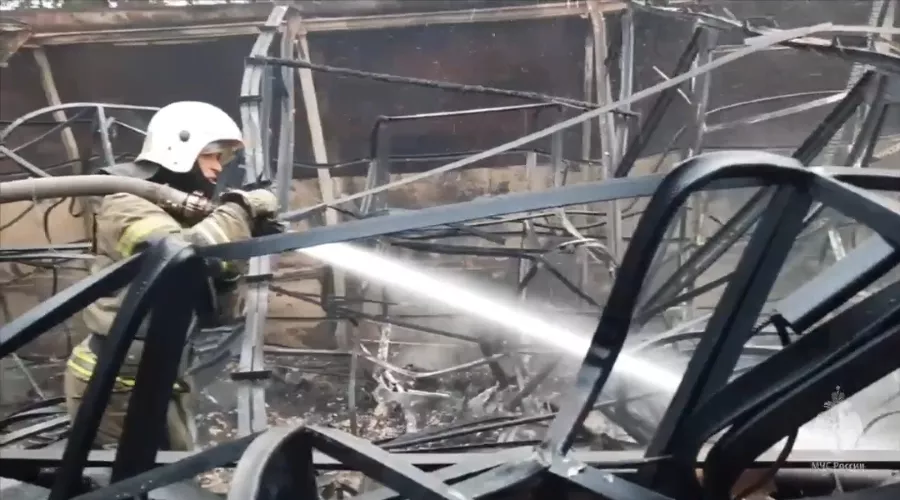  &copy;&nbsp;Скриншот видео, предоставленного ГУ МЧС России по Краснодарскому краю