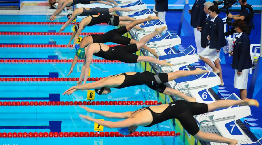 Финальные заплывы на Универсиаде в Казани &copy;&nbsp;Елена Синеок, ЮГА.ру