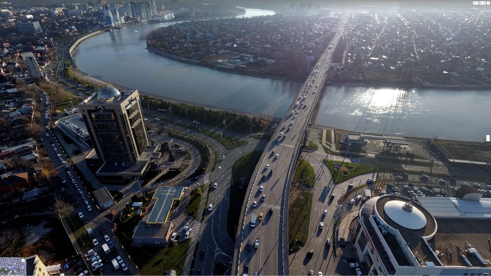 Тургеневский мост © Скриншот панорамы yandex.ru/maps 2022 года