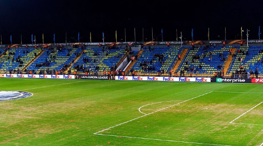 Стадион «Олимп-2» перед матчем с «Манчестер Юнайтед» © Фото пресс-службы ФК «Ростов»