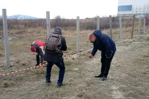 Комиссия обследует территорию в районе Прилагунья &copy;&nbsp;Фото Татьяны Трибрат