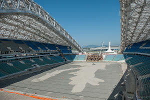 Делегация FIFA проверила готовность сочинского стадиона "Фишт" © Нина Зотина, ЮГА.ру