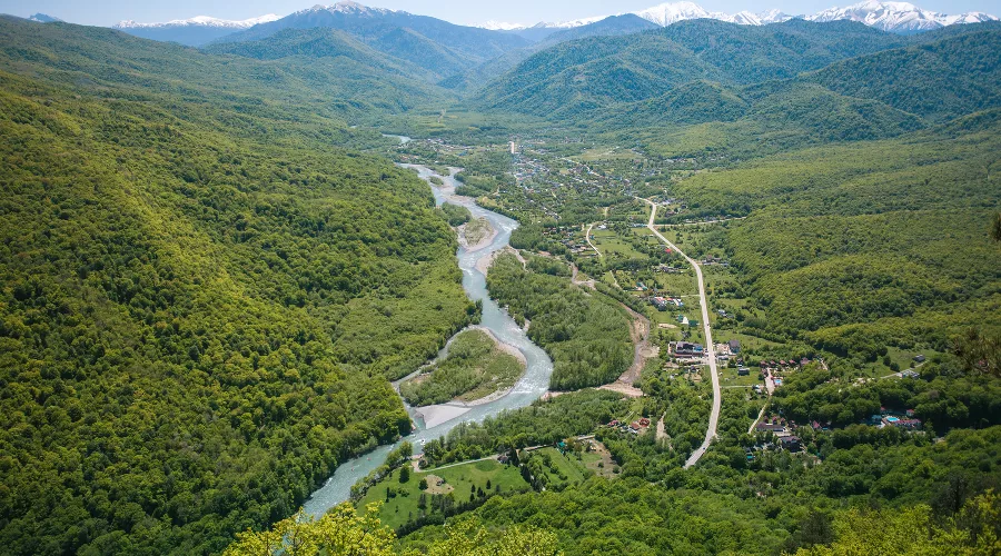 Вид с горы Монах &copy;&nbsp;Фото Евгения Маханько