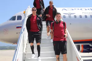 Сборная Португалии по футболу прилетела в Сочи &copy;&nbsp;Фото из аккаунта twitter.com/selecaoportugal