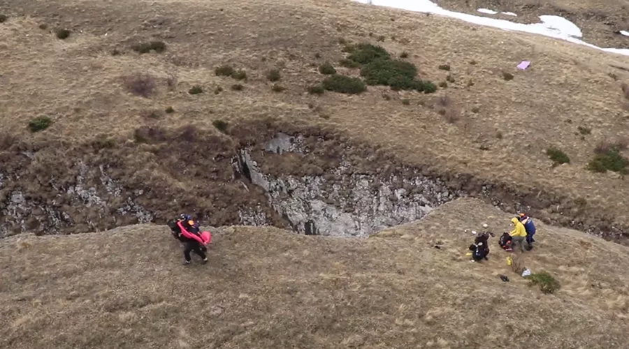  &copy;&nbsp;Кадр видео из телеграм-канала ЮРПСО МЧС РФ, t.me/urpso_mchs