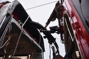 Новый трехсекционный трамвай "Витязь"  © Елена Синеок, ЮГА.ру