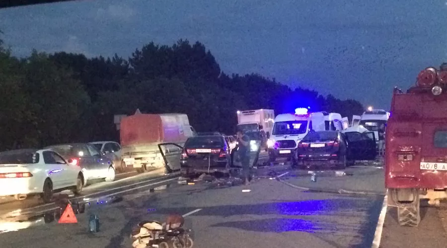 ДТП в Белозерном &copy;&nbsp;Фото (с) Елена Синеок