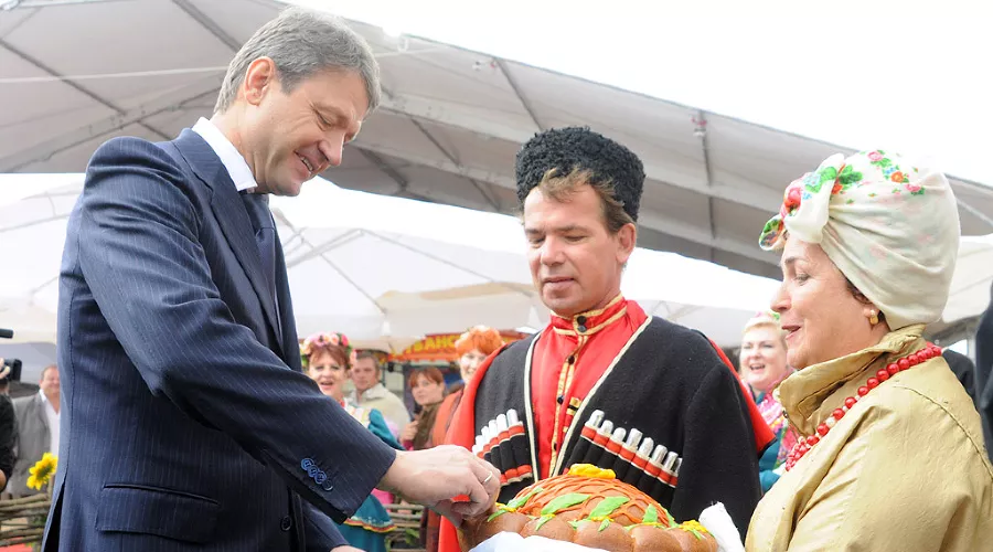 Открытие "Кубанской ярмарки" в Краснодаре  &copy;&nbsp;Елена Синеок. ЮГА.ру