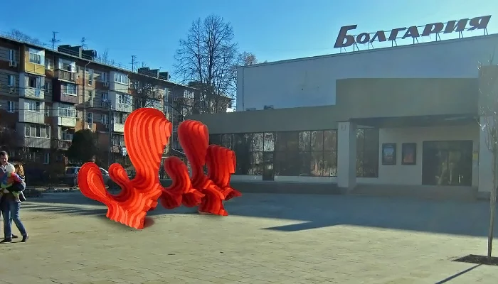 Валерий Казас. «Мост» из серии «Техно» &copy;&nbsp;Эскиз предоставлен КЦ &laquo;Типография&raquo;