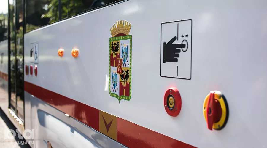 Презентация нового трамвая в Краснодаре &copy;&nbsp;Фото Елены Синеок, Юга.ру