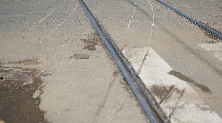 Разрушенный трамваем дом в Краснодаре  &copy;&nbsp;Алёна Живцова, ЮГА.ру