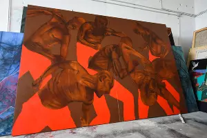 В мастерской Игоря Михайленко &copy;&nbsp;Фото Елены Синеок, Юга.ру