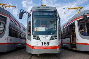 В Краснодаре вышли на маршрут новые трамваи &copy;&nbsp;Фото Дмитрия Пославского, Юга.ру