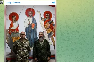 Захар Прилепин и Андрей Иванчук &copy;&nbsp;Скриншот телеграм-канала t.me/zakharprilepin