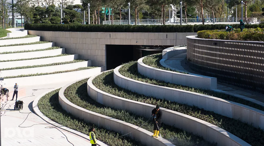 Открытие парка у стадиона ФК «Краснодар» &copy;&nbsp;Фото Елены Синеок, Юга.ру