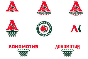 Логотипы и леттеринги «Локомотив-Кубань» © Фото Михаила Антипина в блоге sports.ru/tribuna/blogs/reforma