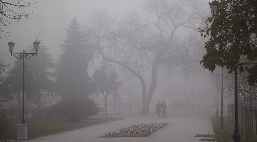 Туман в Краснодаре &copy;&nbsp;Фото Алены Живцовой, Юга.ру