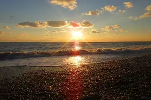 Дагомыс. Закат на морском побережье &copy;&nbsp;Фото Dmitry Vorona, commons.wikimedia.org (лицензия CC 3.0)