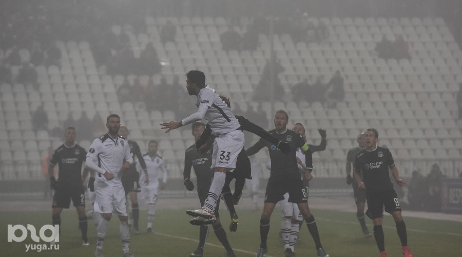 "Краснодар" обыграл греческий ПАОК в ответном матче Лиги Европы в Краснодаре &copy;&nbsp;Елена Синеок, ЮГА.ру