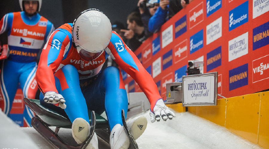 Командные соревнования по санному спорту в Сочи &copy;&nbsp;Нина Зотина, ЮГА.ру
