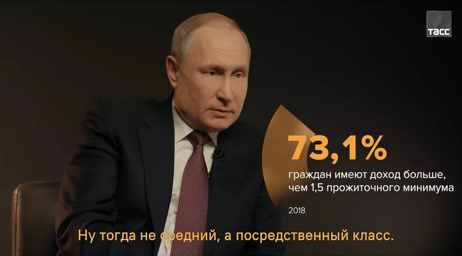  &copy;&nbsp;Скриншот интервью Владимира Путина с сайта putin.tass.ru