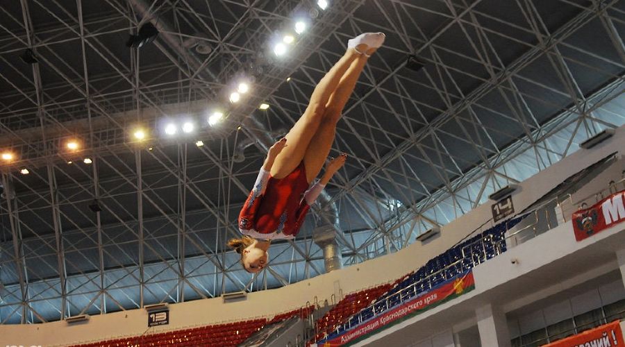 Чемпионат России по прыжкам на батуте в Краснодаре © Елена Синеок, ЮГА.ру