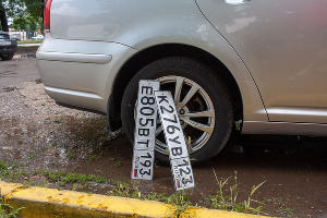 Последствия ливня на улице Московской &copy;&nbsp;Фото Дмитрия Пославского, Юга.ру